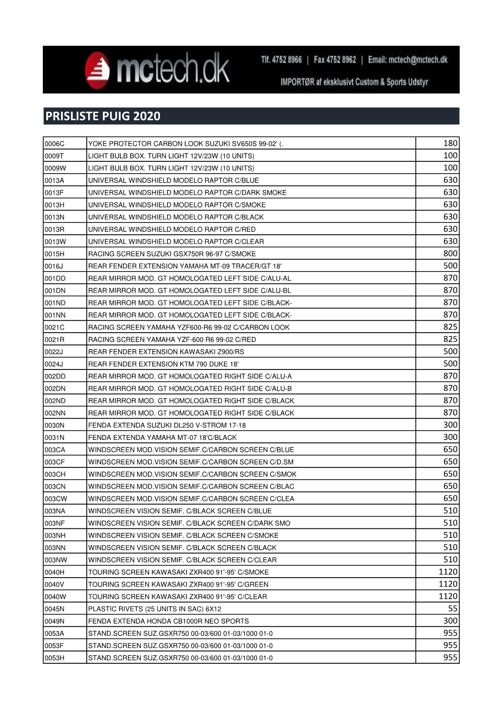 Prisliste 2020 Puig.Xlsx