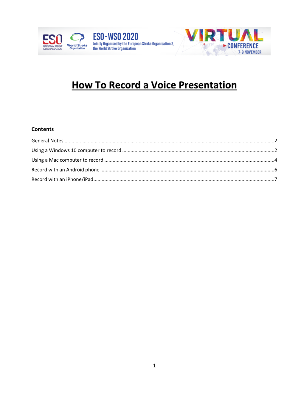 How to Record a Voice Presentation