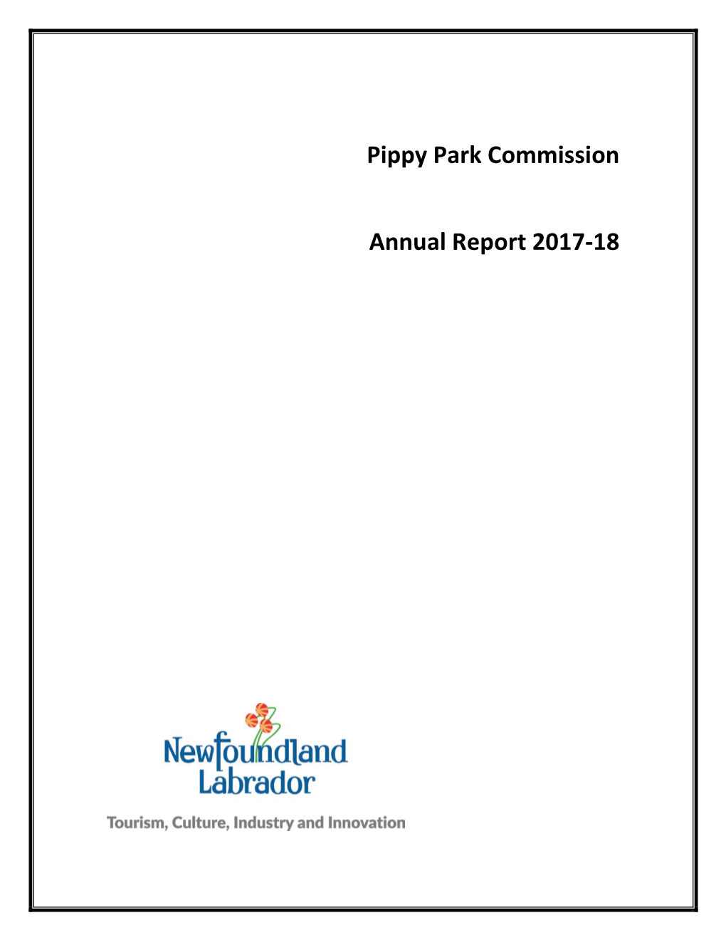 Pippy Park Commission Annual Report 2017-18