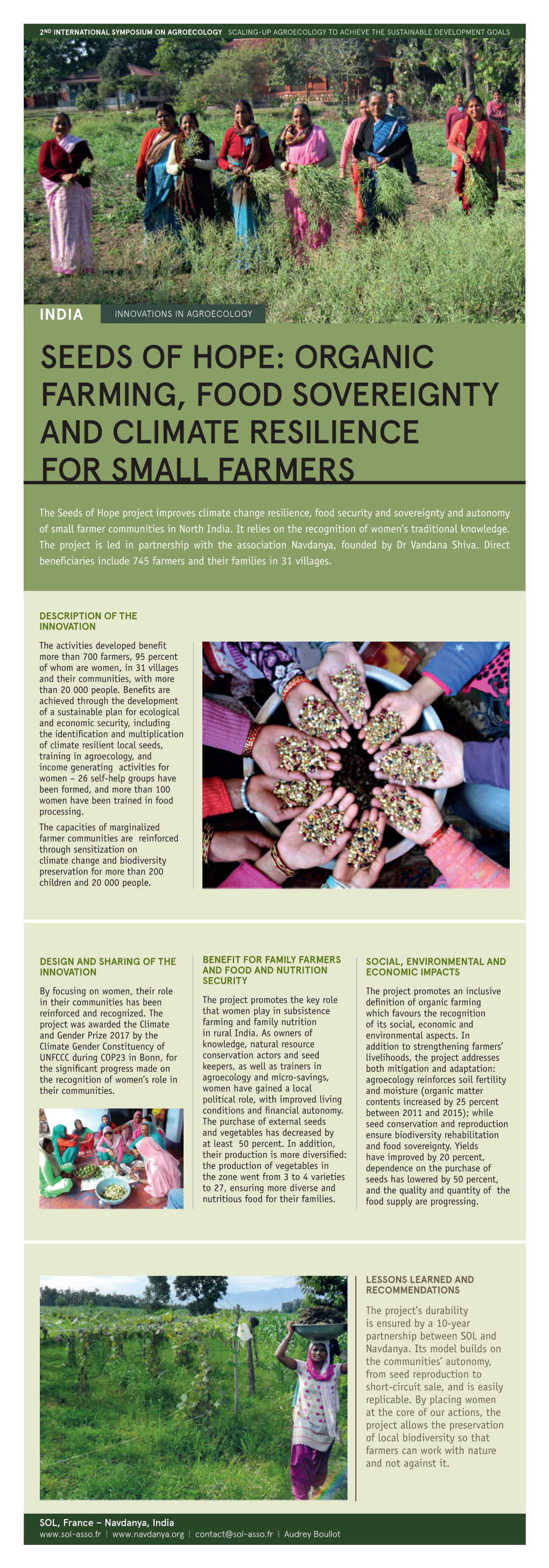 Seeds of Hope: Organic Farming, Food Sovereignty and Climate Resilience for Small Farmers