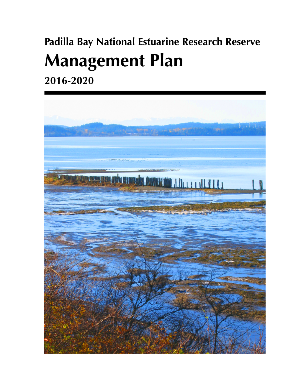 Management Plan 2016-2020 This Page Is Intentionally Blank
