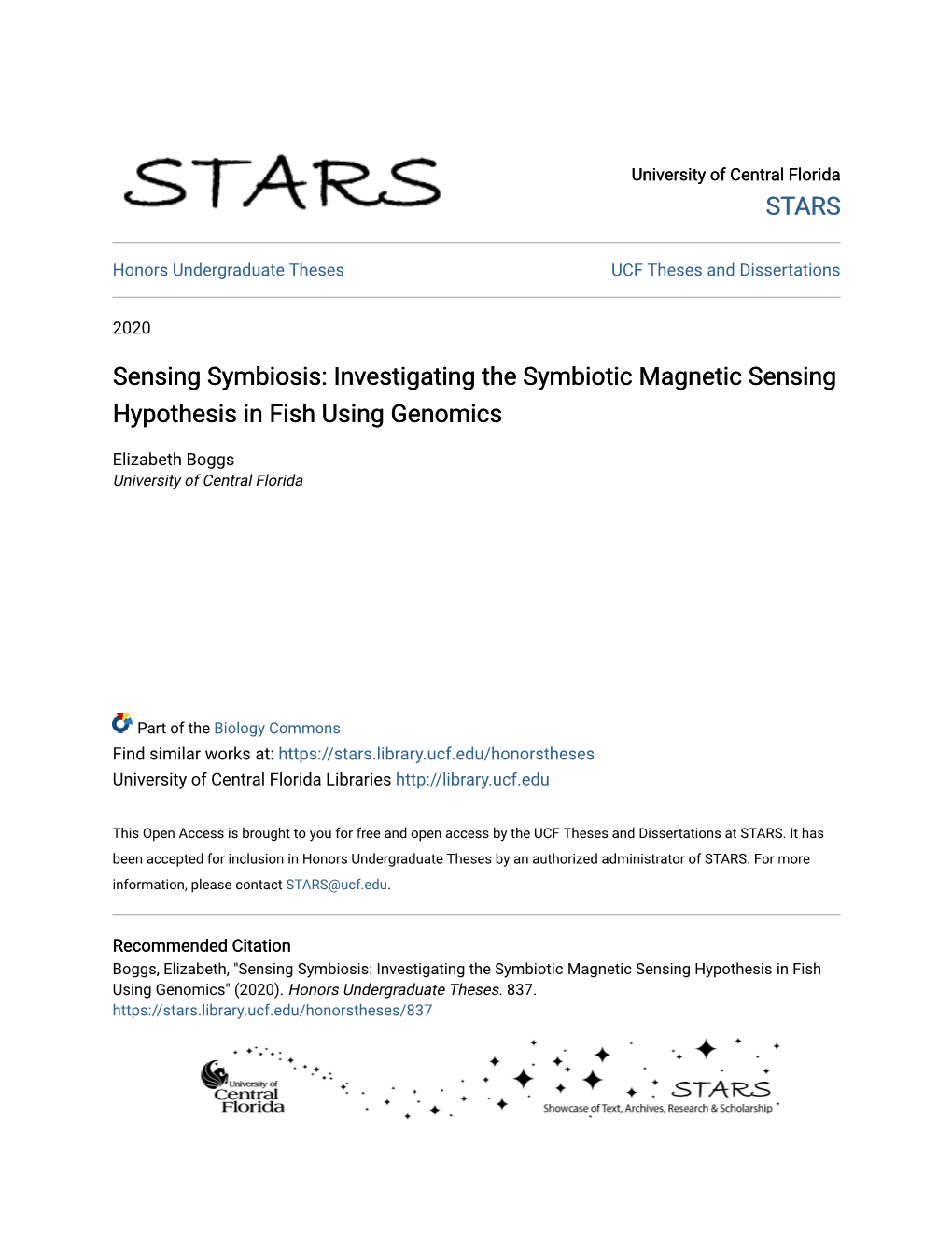 Investigating the Symbiotic Magnetic Sensing Hypothesis in Fish Using Genomics