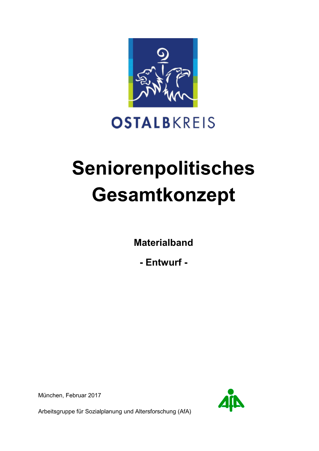 Seniorenpolitisches Gesamtkonzept