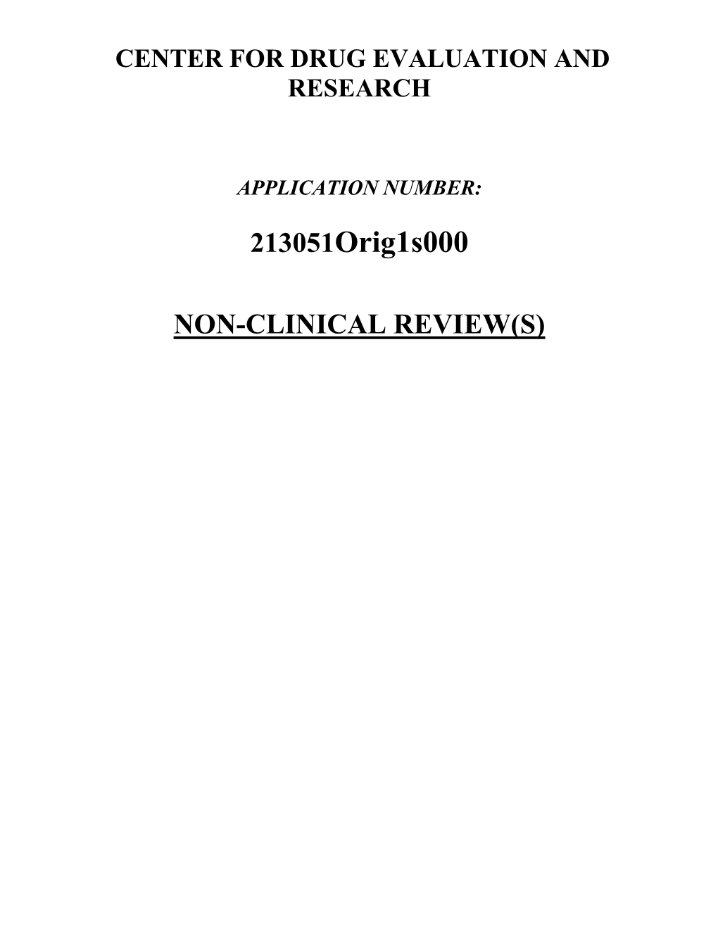 213051Orig1s000 NON-CLINICAL REVIEW(S)