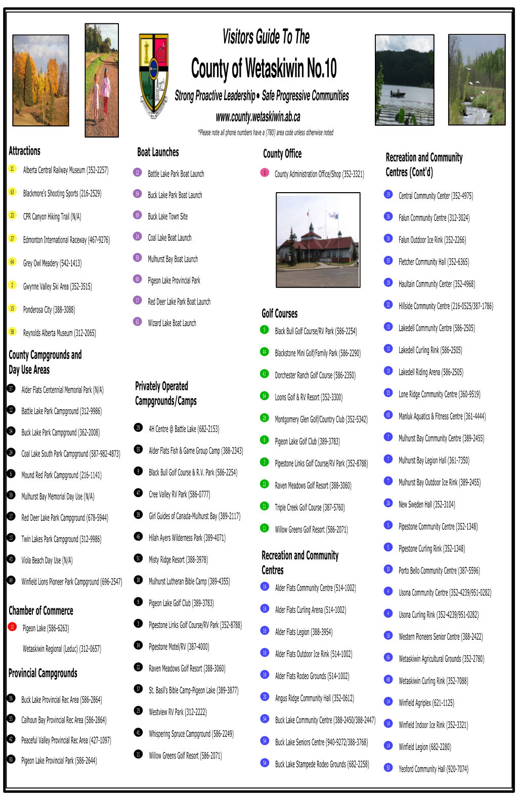 Visitors Guide/Map (PDF)