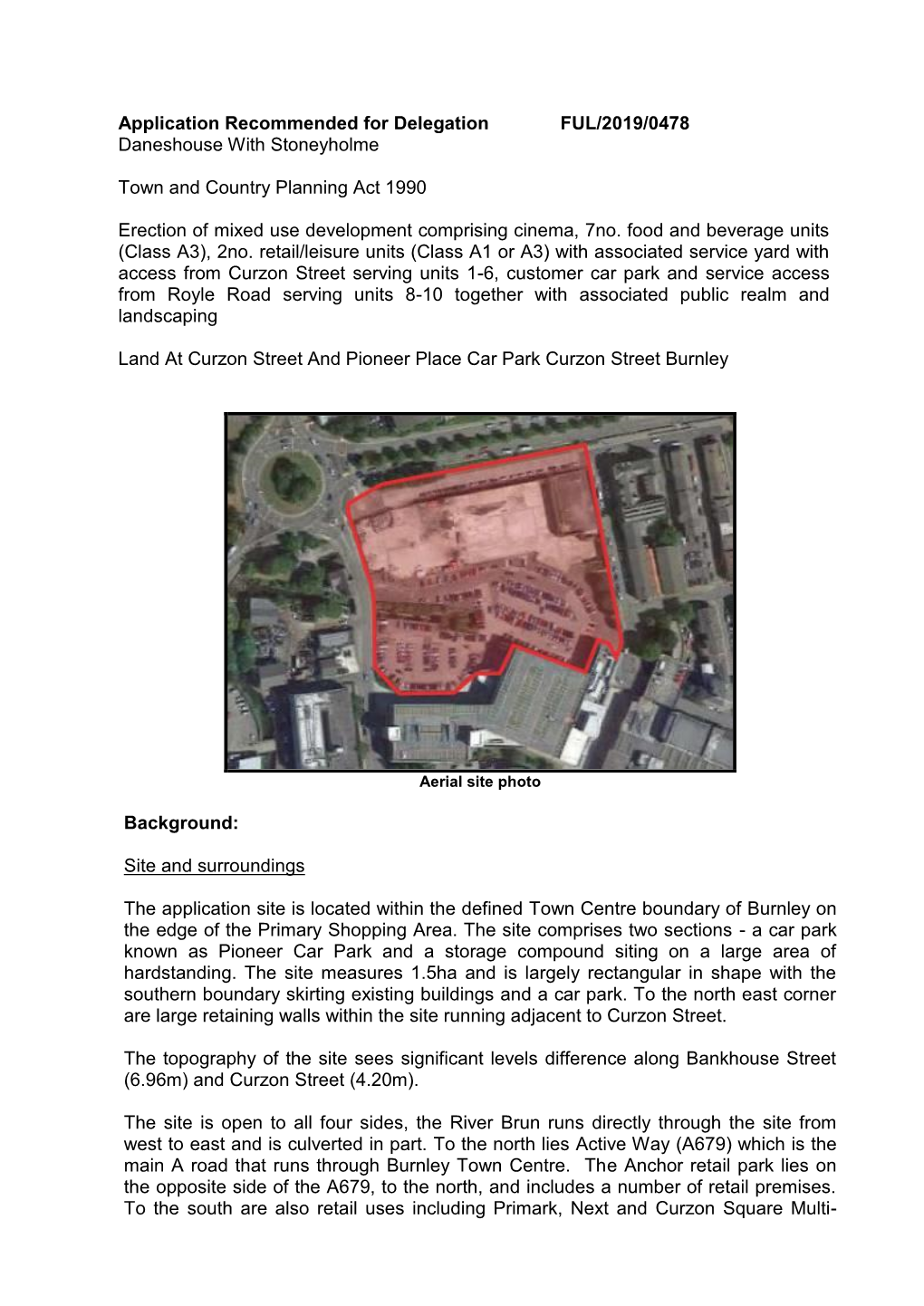 Curzon Street Committee Report 19 0478 , Item 87. PDF 759 KB