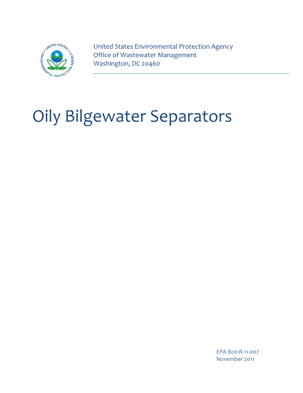 Oily Bilgewater Separators