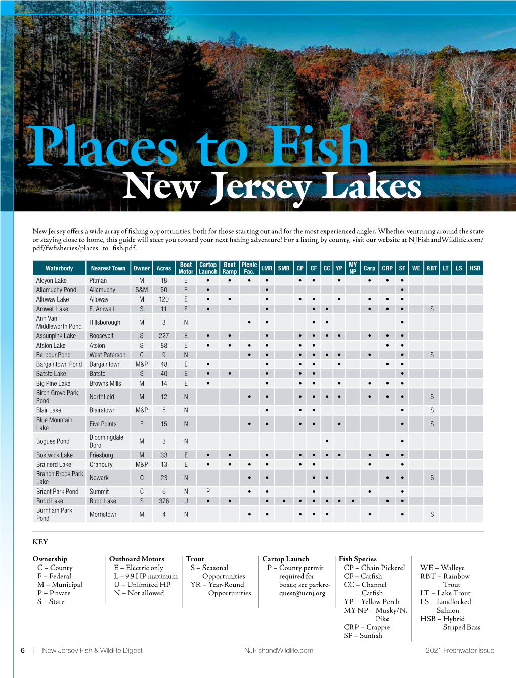 2021 Freshwater Fishing Digest Pages 6-15