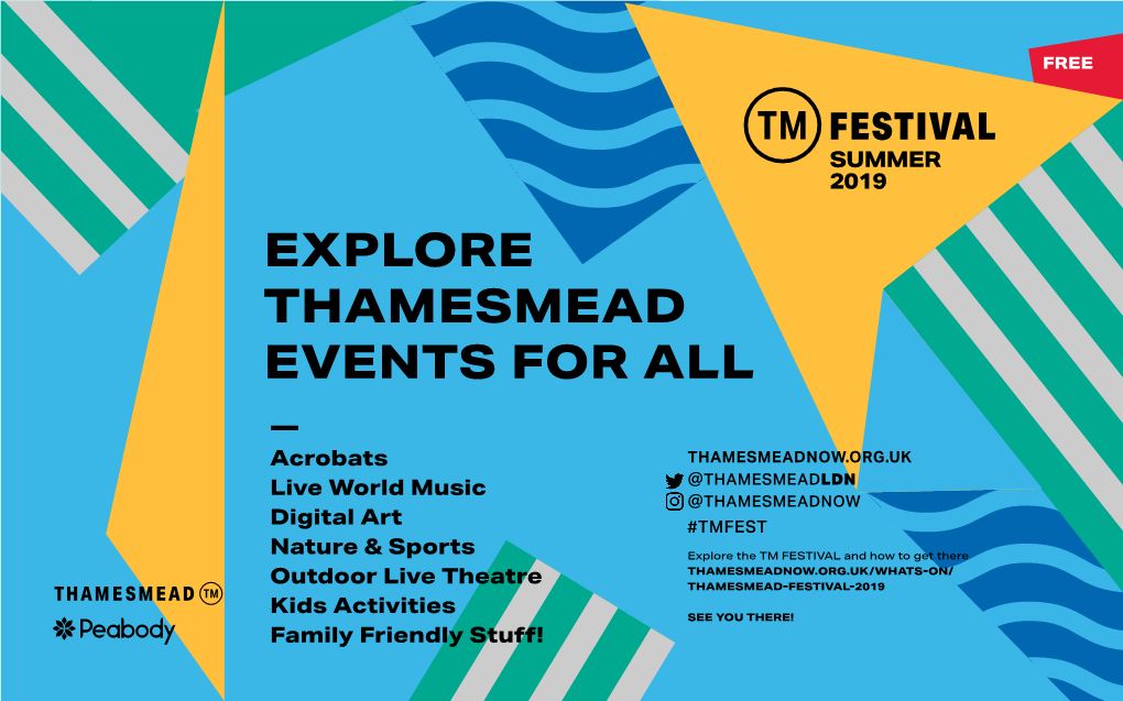 Explore Thamesmead Events for All