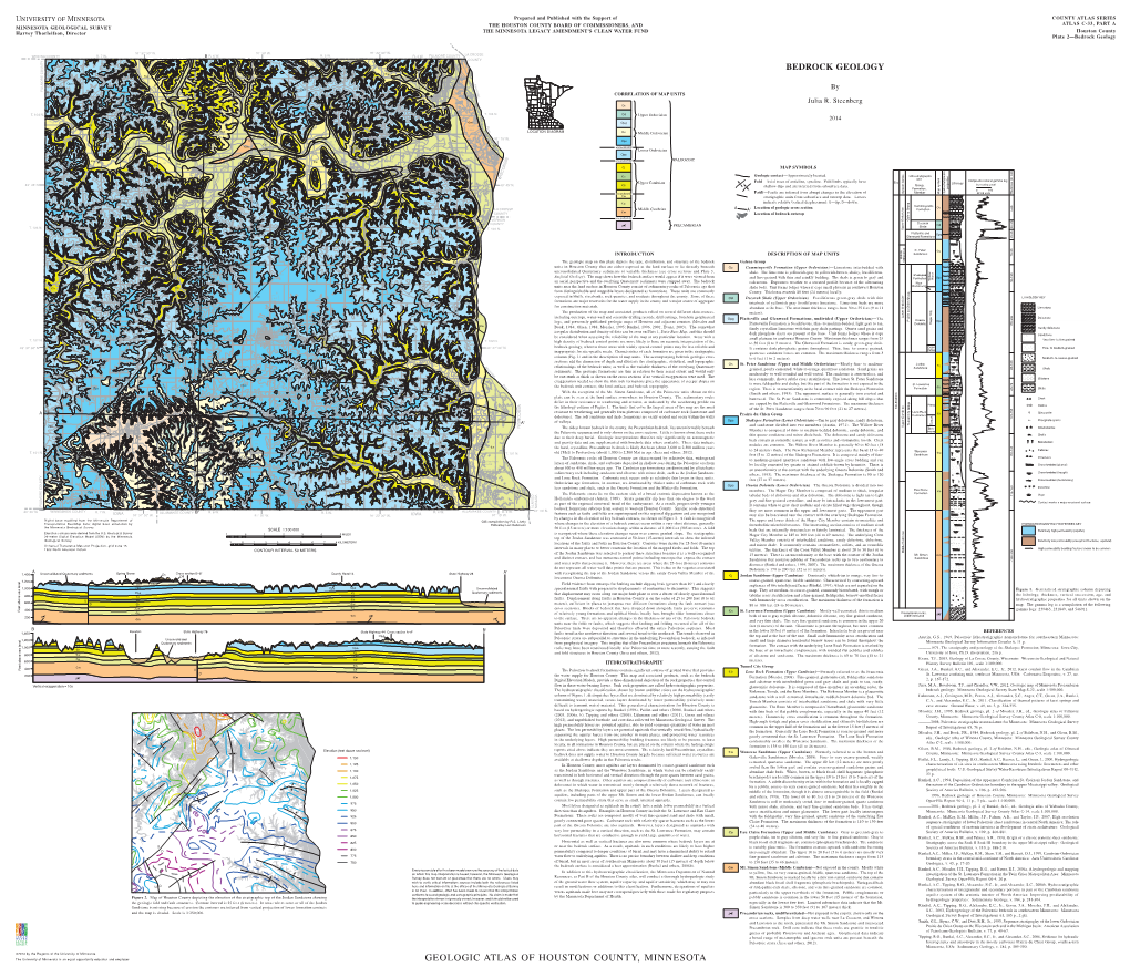 Plate 2, Bedrock Geology Map (6.375Mb Application/Pdf)