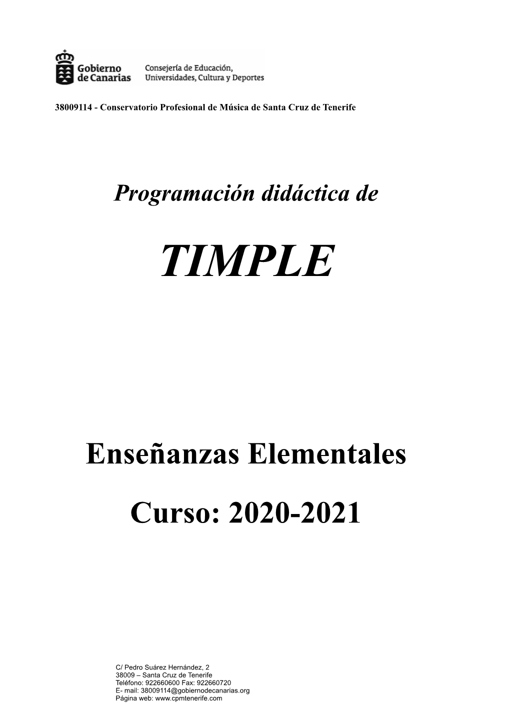 Programación TIMPLE