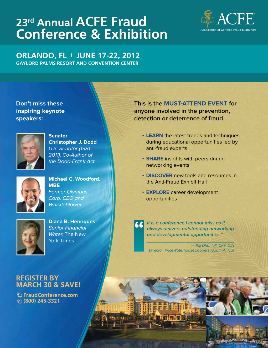 23Rd Annual ACFE Fraud Conference & Exhibition