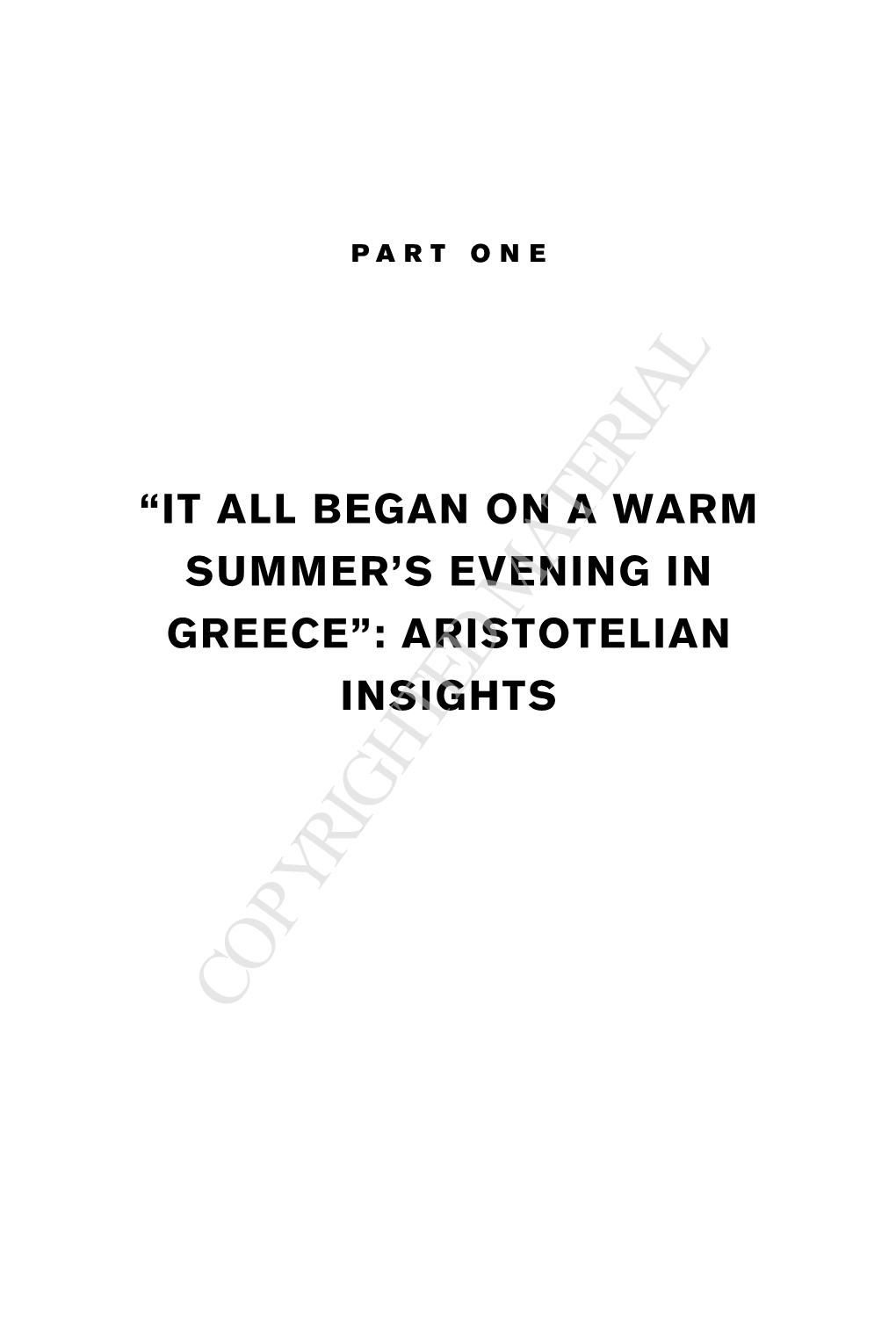 Aristotle on Sheldon Cooper: Ancient Greek Meets Modern Geek