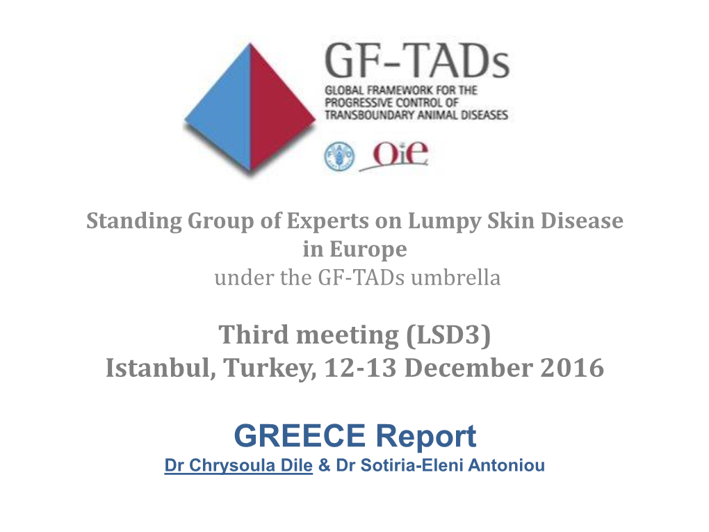 GREECE Report Dr Chrysoula Dile & Dr Sotiria-Eleni Antoniou 1St Wave of LSD (20 Aug - 15 Dec 2015)