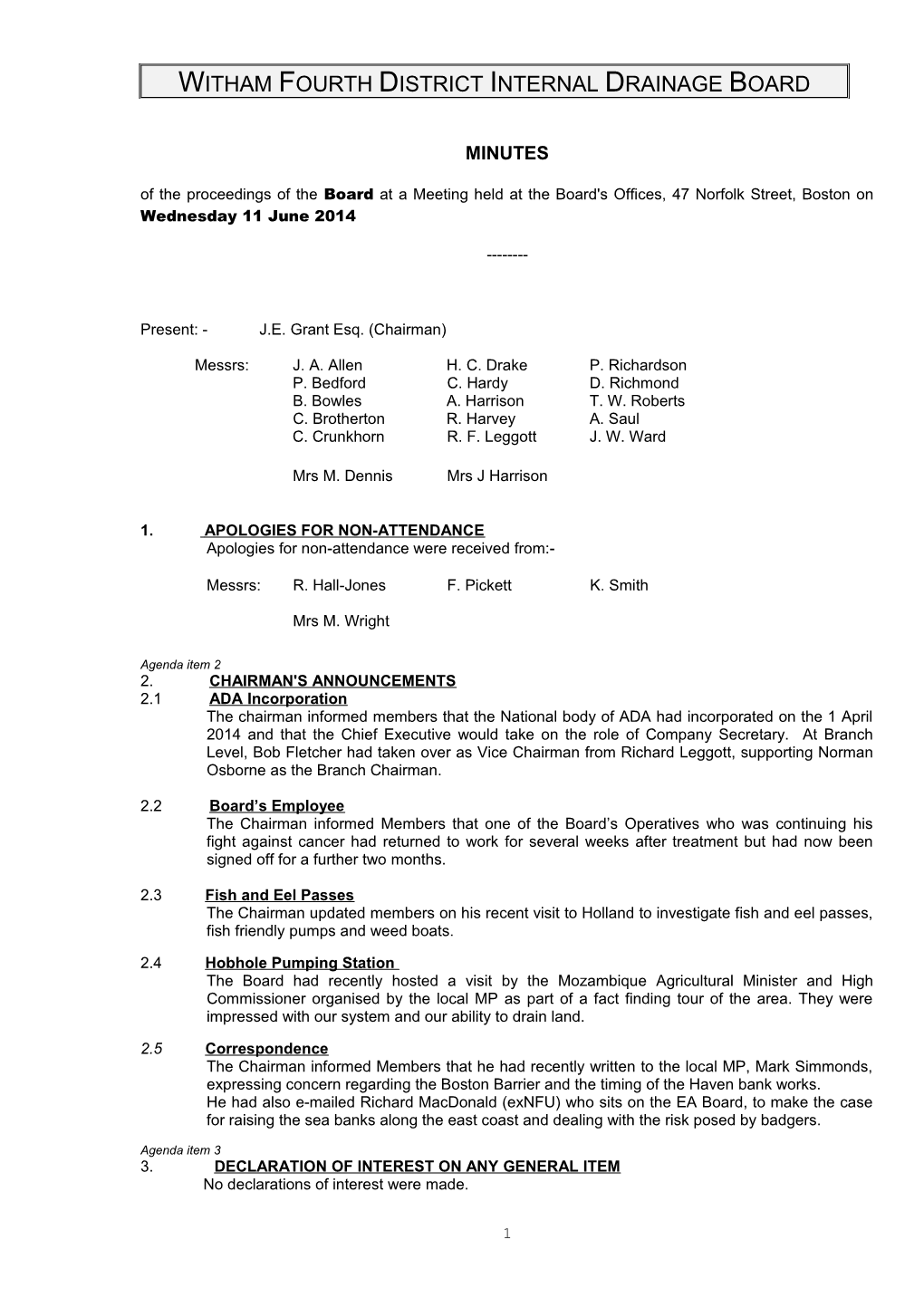 Witham Fourth District Internal Drainage Board s1