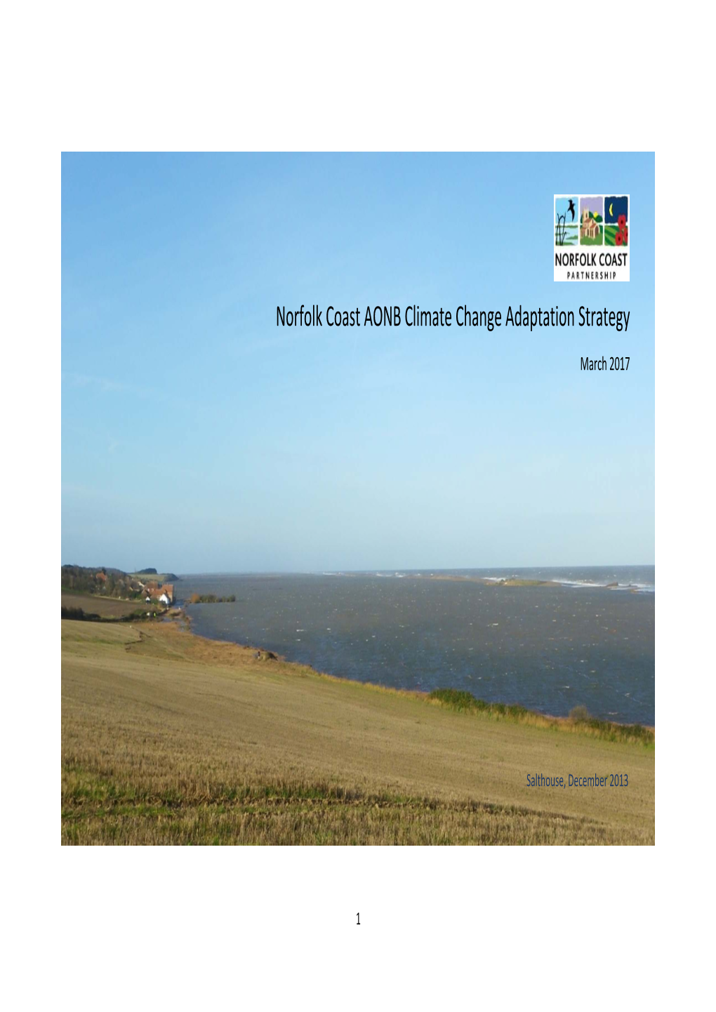 Norfolk Coast AONB Climate Change Adaptation Strategy