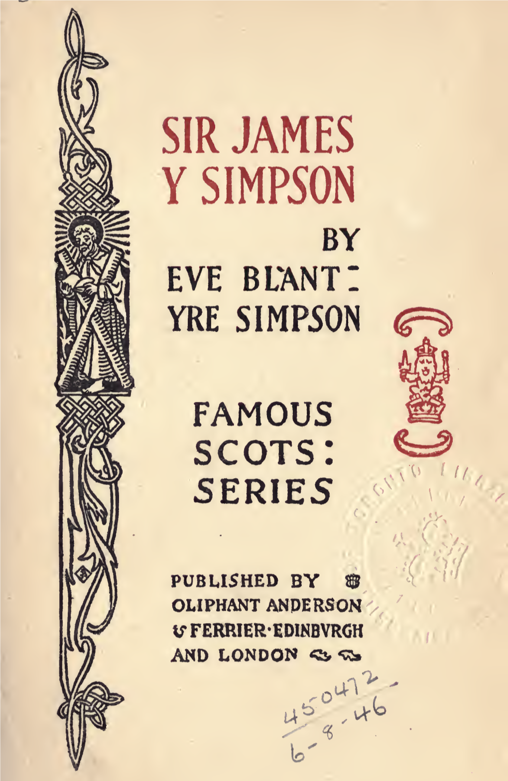 SIR JAMES Y SIMP50N by EVE Blant: YRE SIMP50N