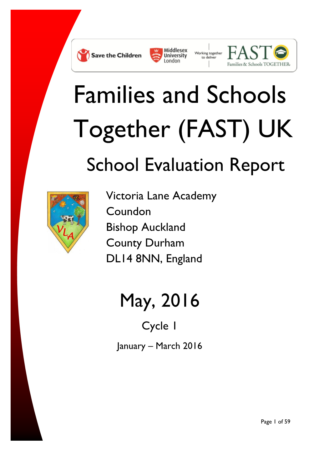 Families and Schools Together FAST UK EVALUATION REPORT