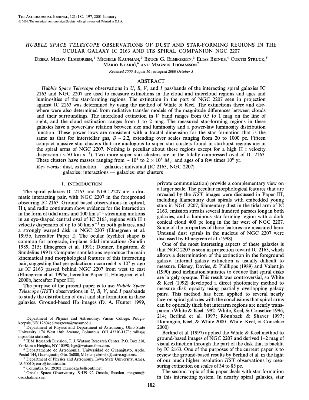 Hubble Space Telescope Observations of Dust and Star