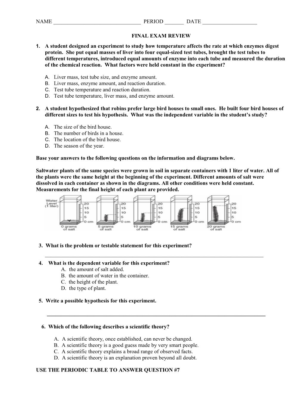 A. Liver Mass, Test Tube Size, and Enzyme Amount