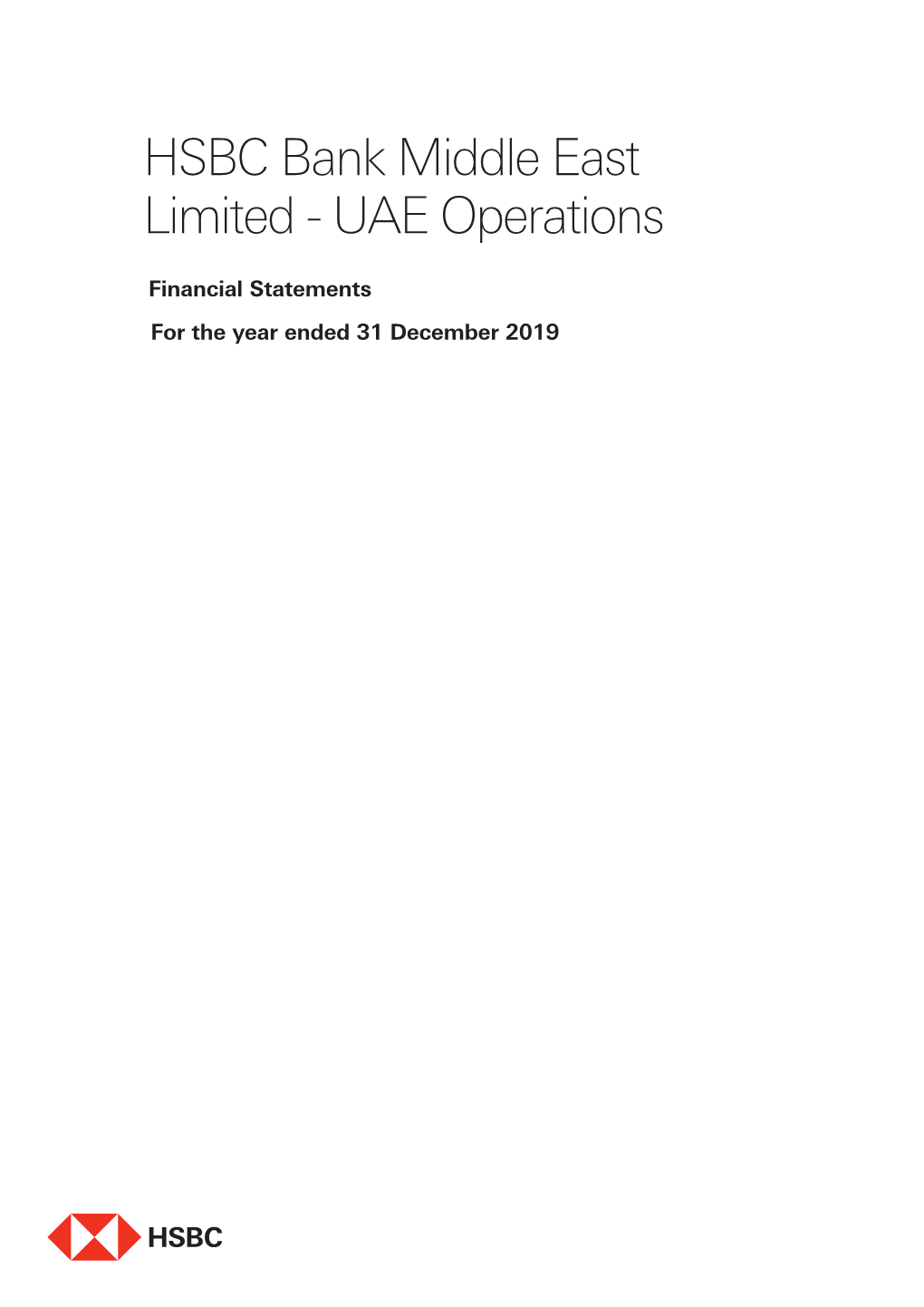HSBC Bank Middle East Limited - UAE Operations