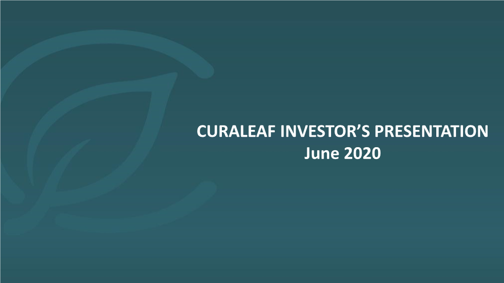 Investor Presentation