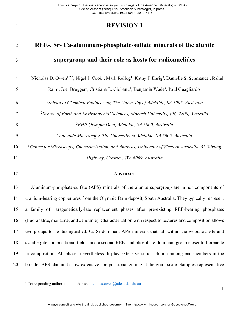 Ca-Aluminum-Phosphate-Sulfate Minerals of the Alunite Supergroup