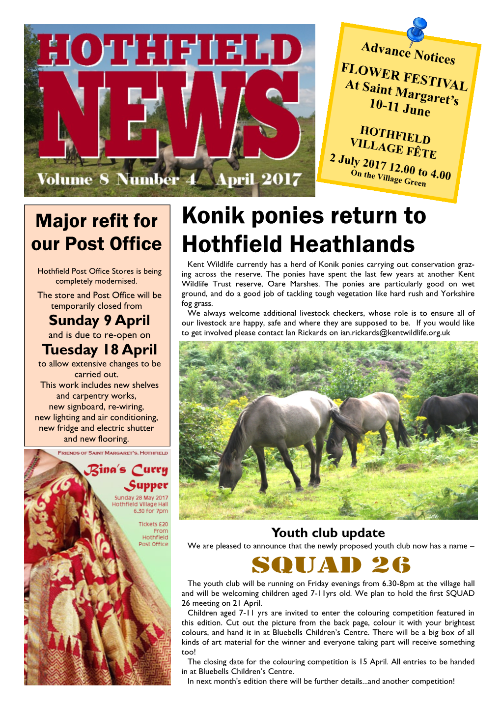 Konik Ponies Return to Hothfield Heathlands