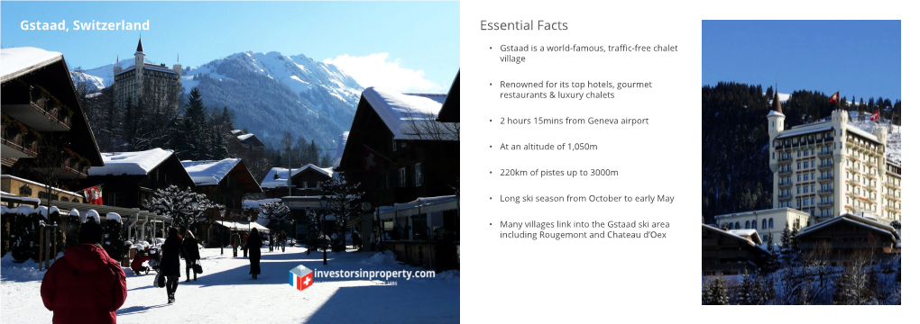 Essential Facts Gstaad, Switzerland