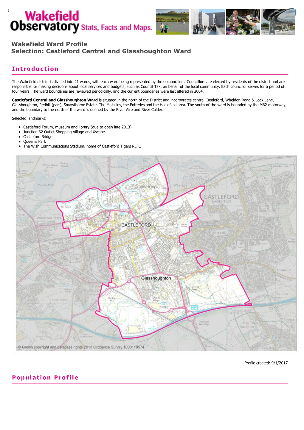 Castleford Central and Glasshoughton Ward