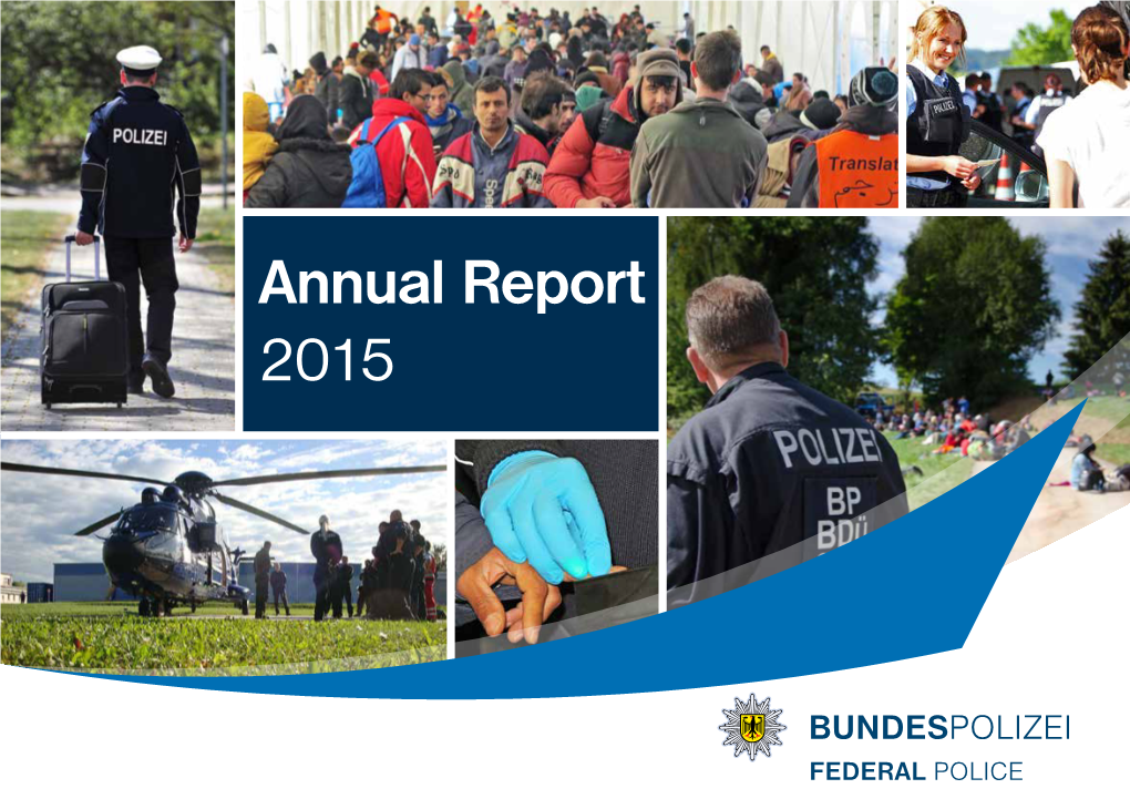 Annual Report 2015 Welcoming Address