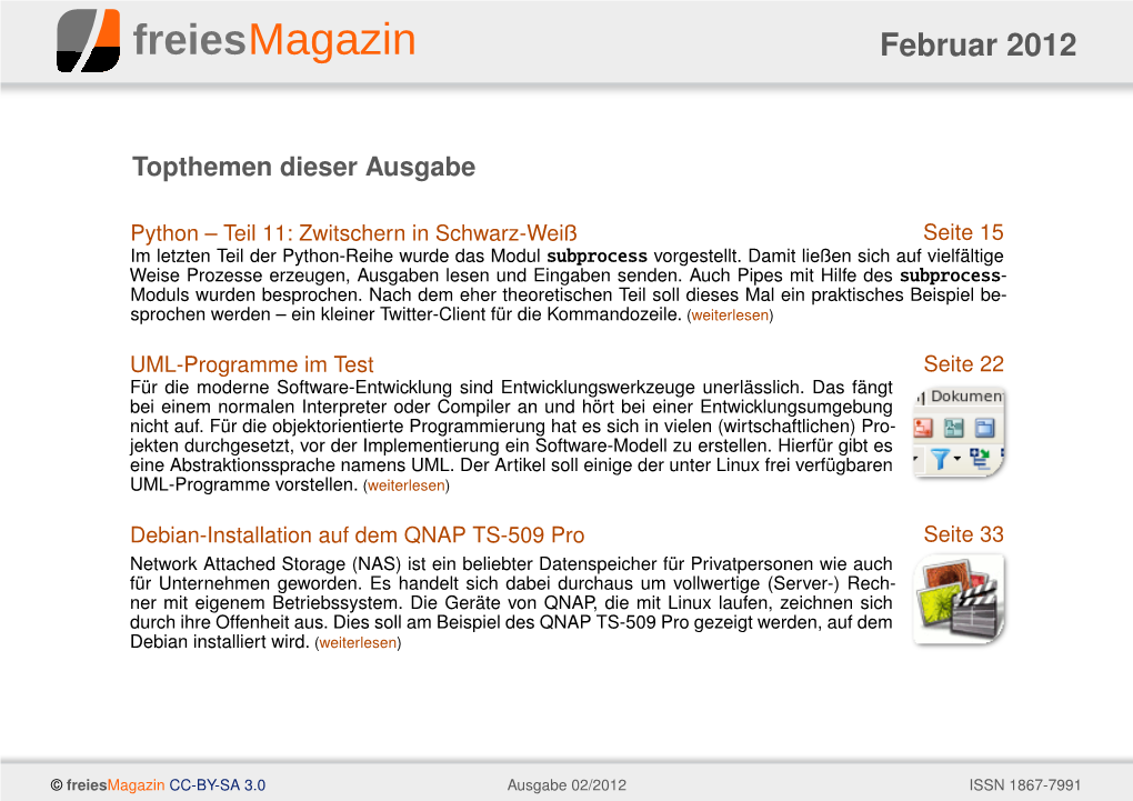 Ausgabe 02/2012 Als