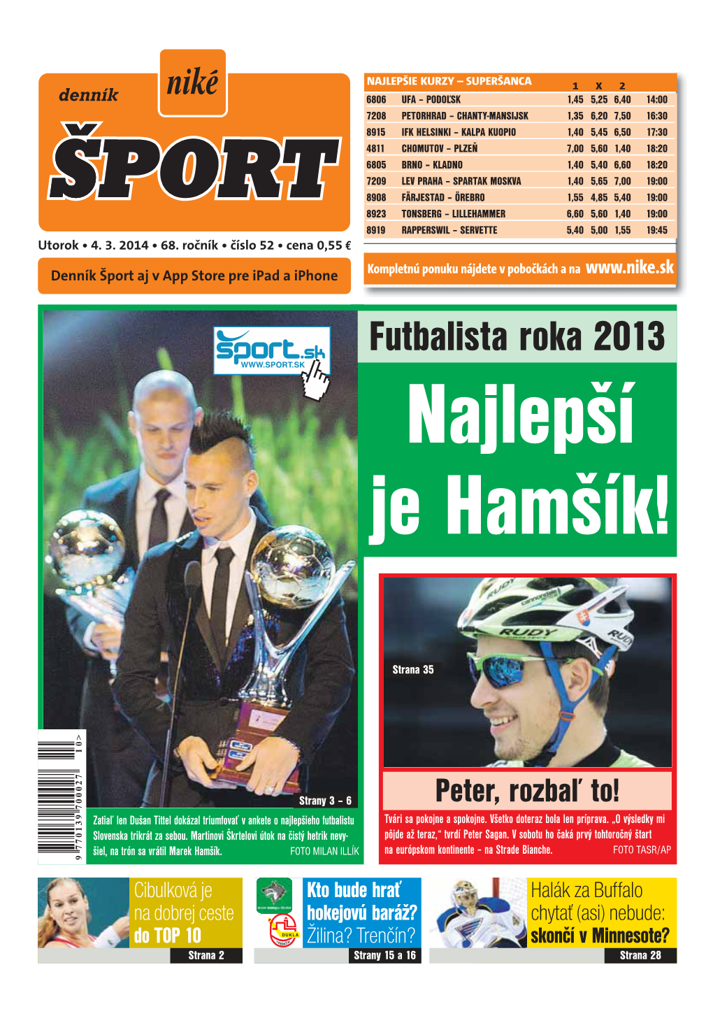 Futbalista Roka 2013 Najlepší Je Hamšík!