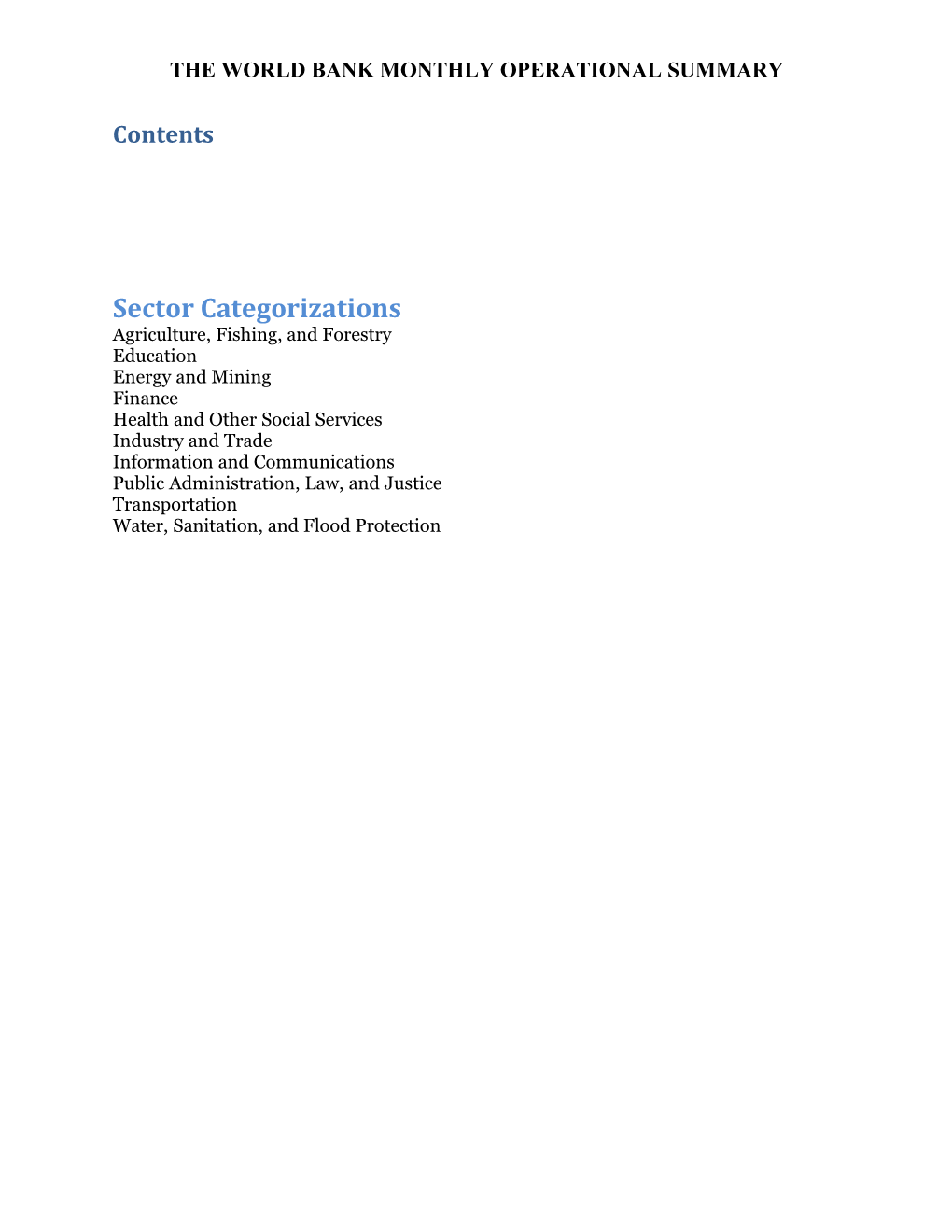 Monthly Operational Summary of Bank and IDA Proposed Projects (As of January 2017) - Corrigendum