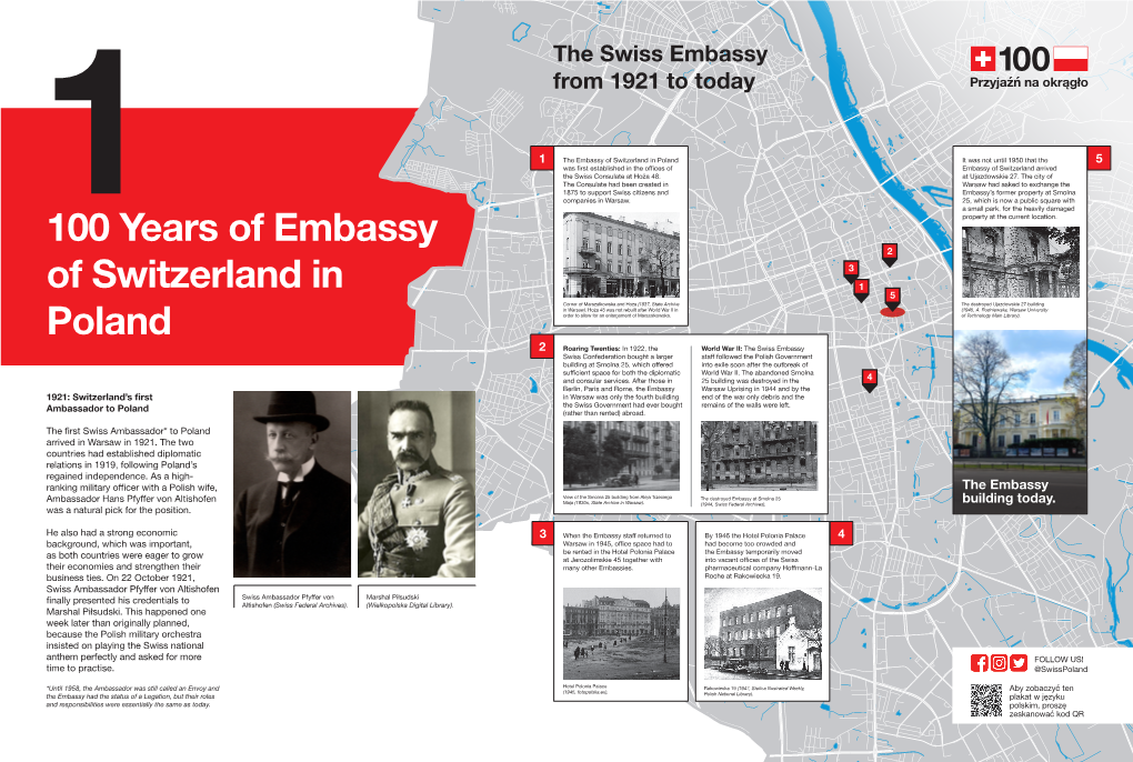 100 Years of Embassy of Switzerland in Poland