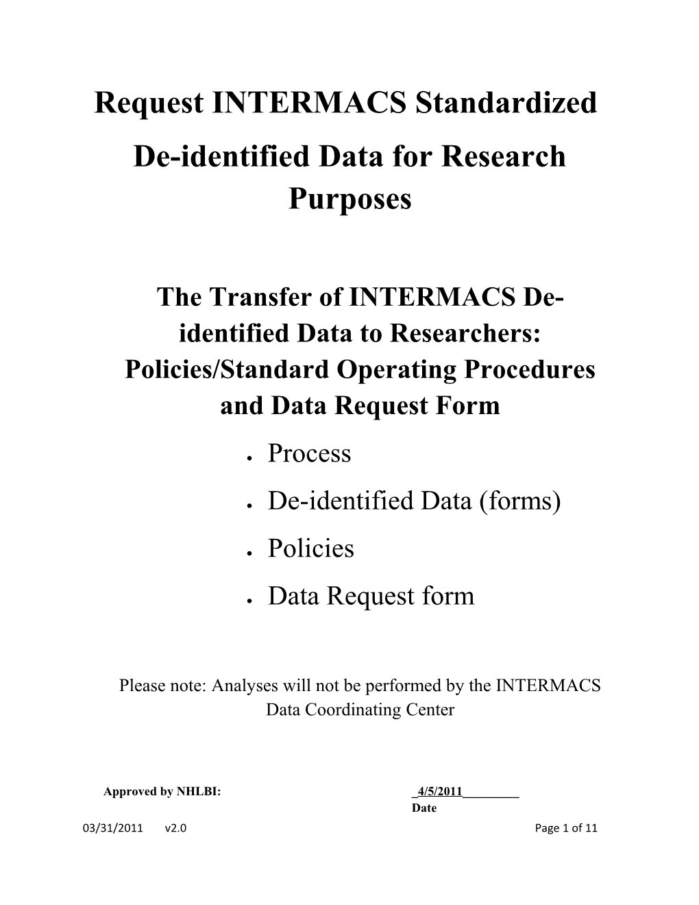 De-Identified Data for Research Purposes s1