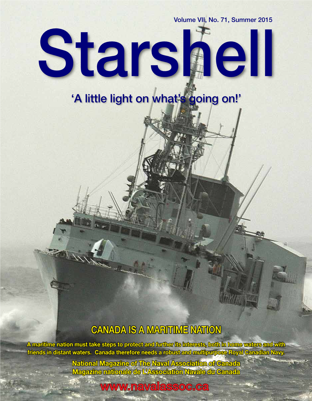 Summer 2015 Starshell ‘A Little Light on What’S Going On!’