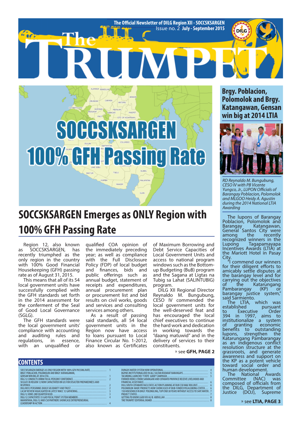 Soccsksargen Emerges As Only Region with 100% Gfh Passing Rate