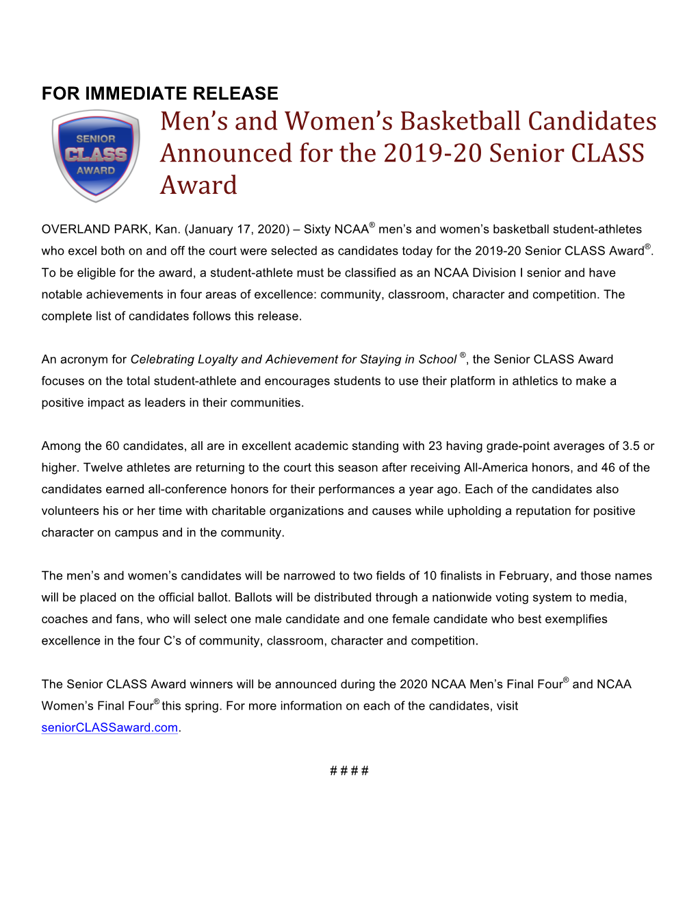 MWBKB19-20 Candidate Release