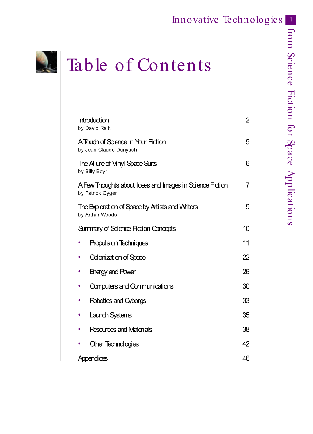 Table of Contents