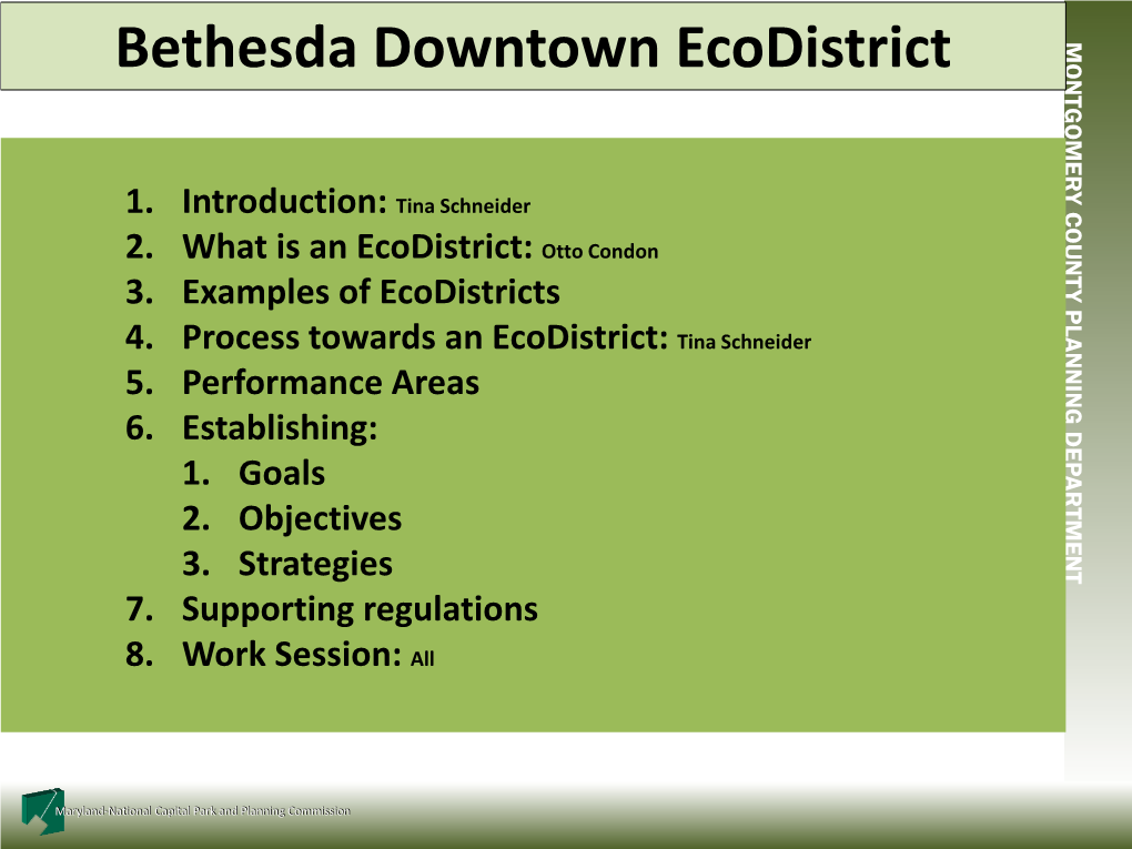 Bethesda Downtown Ecodistrict