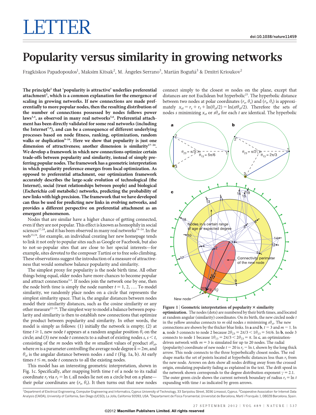 LETTER Doi:10.1038/Nature11459