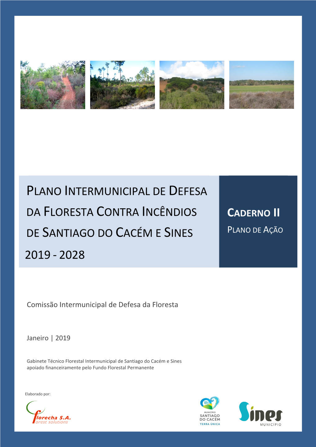 Plano Intermunicipal De Defesa Da Floresta Contra Incêndios Caderno Ii De Santiago Do Cacém E Sines Plano De Ação 2019 - 2028