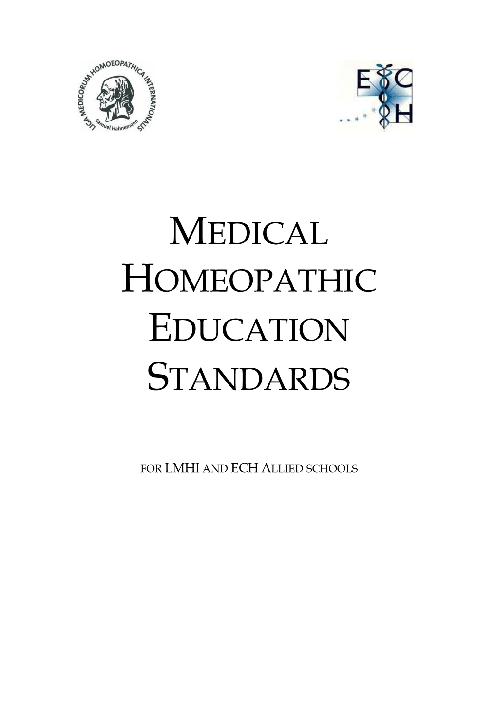 Medical Homeopathy Education Standards