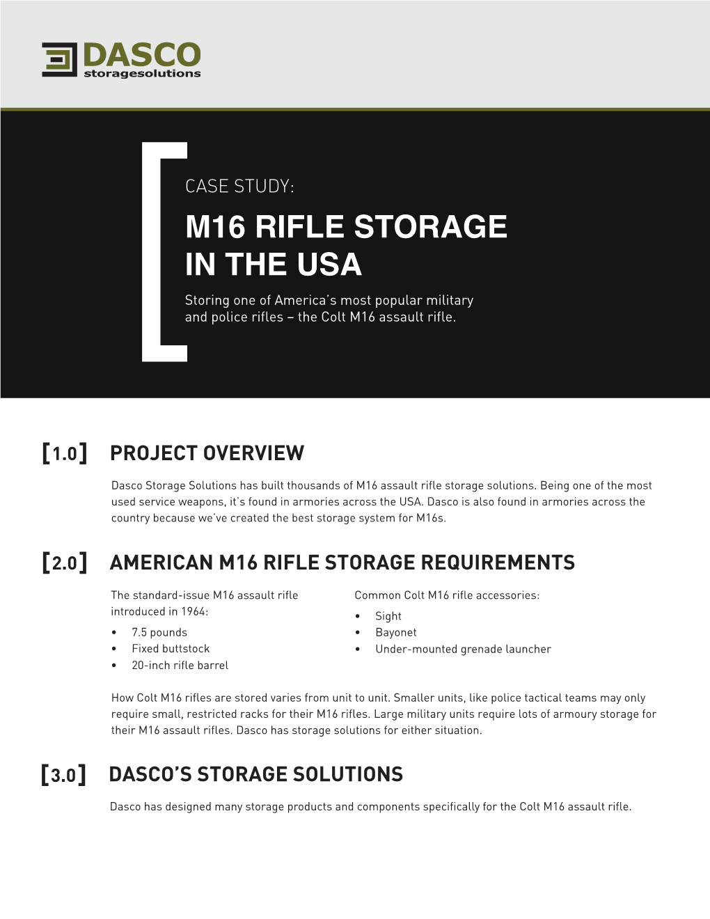 [M16 Rifle Storage in The