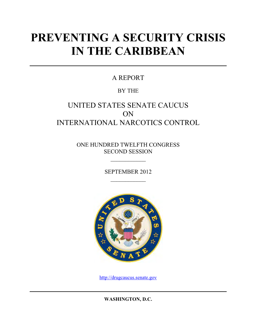 Preventing a Security Crisis in the Caribbean