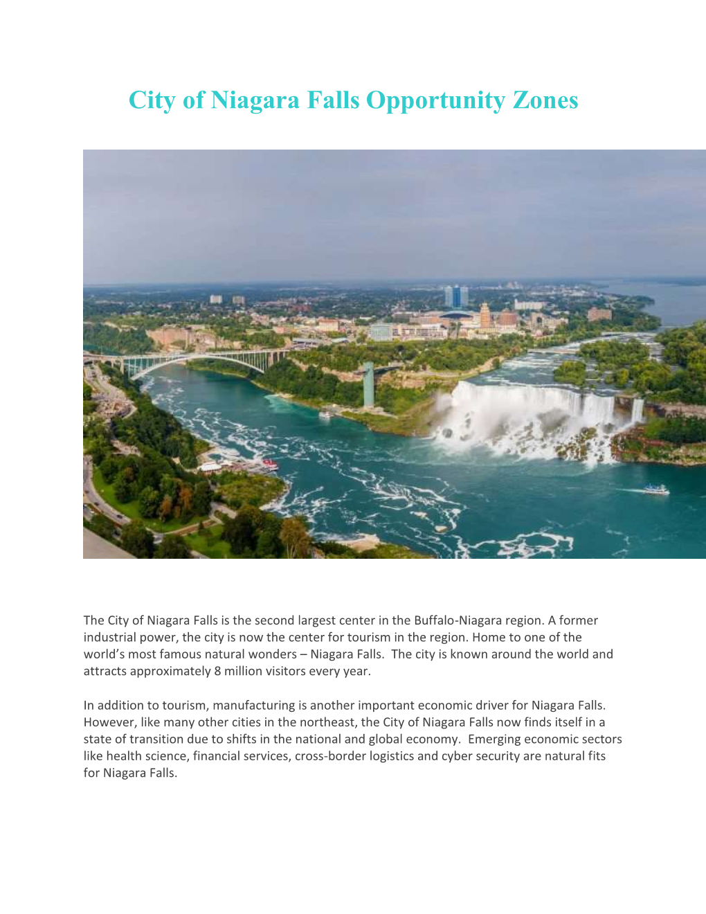 City of Niagara Falls Opportunity Zones