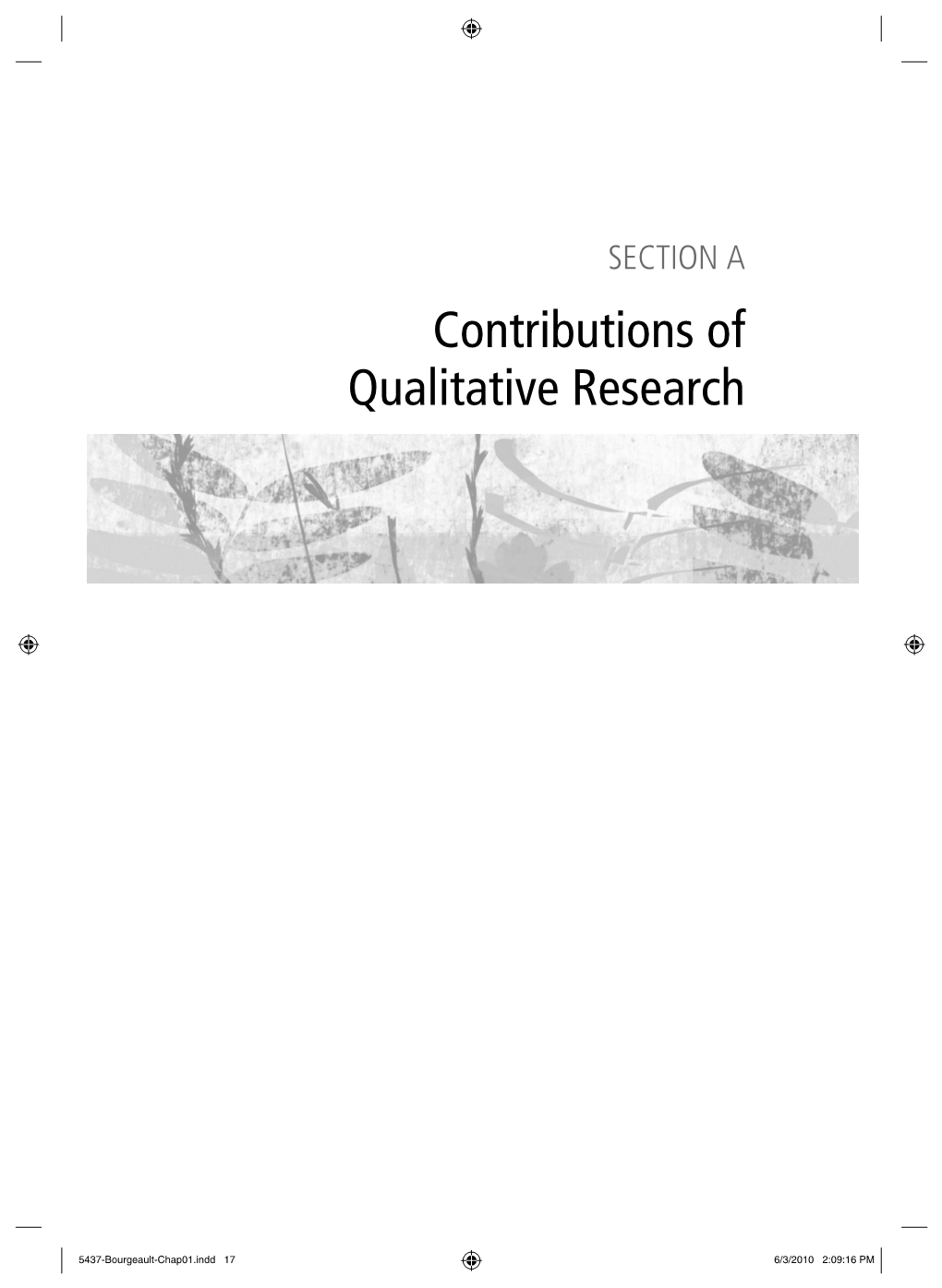 Contributions of Qualitative Research