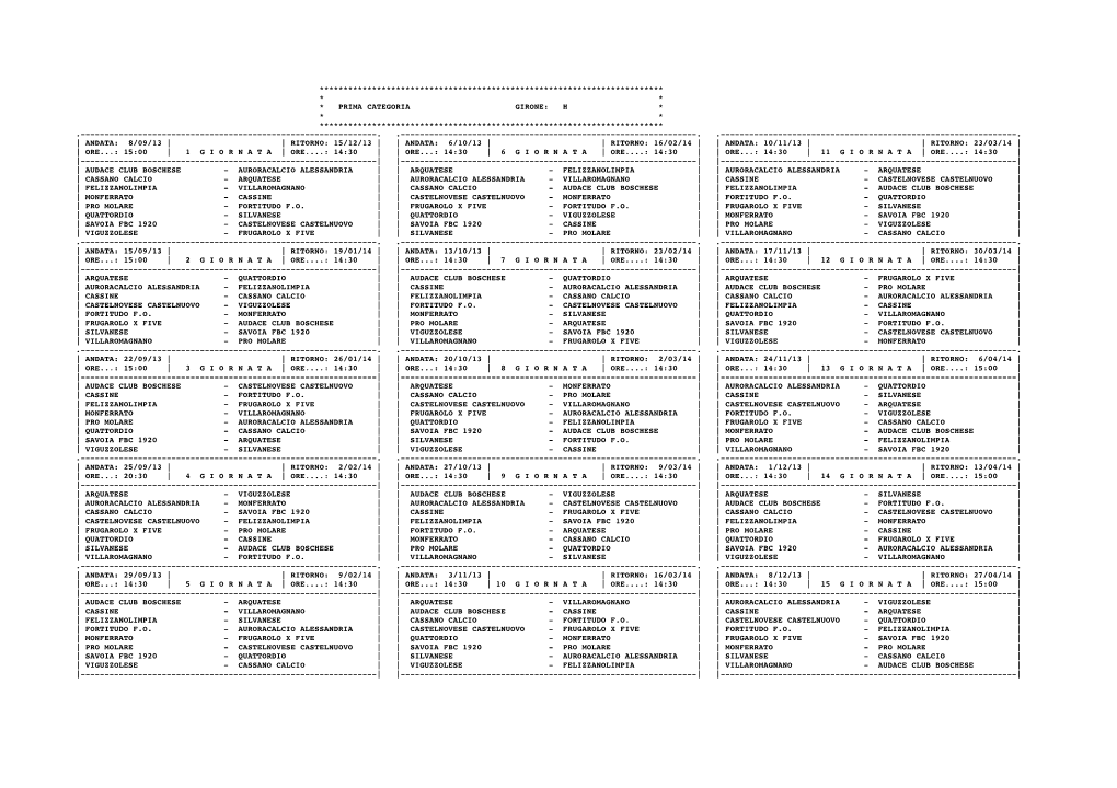 Calendari 2013