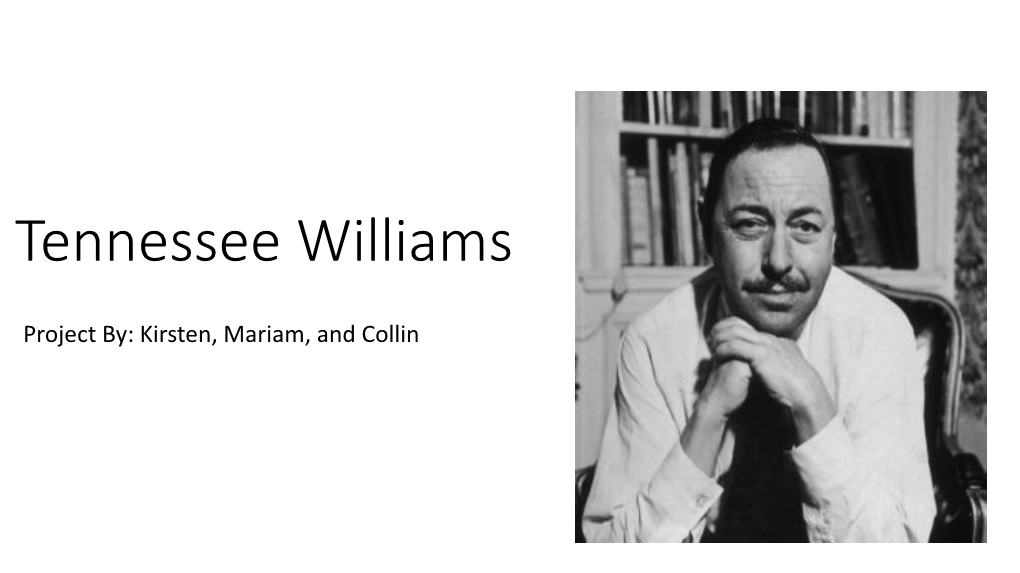 Tennessee Williams